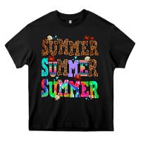 Black summer summer summer Heavy Core Tee - AdoDesignShop