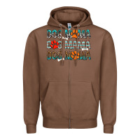 Chestnut Dog Mama Zipper Hoodie - texasbilliewilder