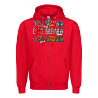 Red Dog Mama Zipper Hoodie - texasbilliewilder
