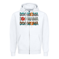 White Dog Mama Zipper Hoodie - texasbilliewilder