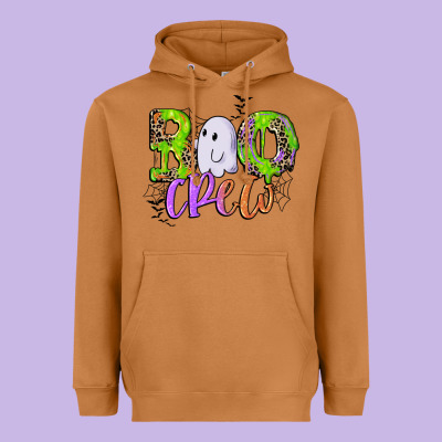 Boo Crew Heavyweight Hoodie Designed By Cowgirlartshop