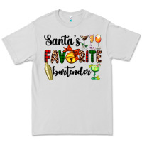 Dove Grey santa's favorite bartender Premium Tee - AdoDesignShop