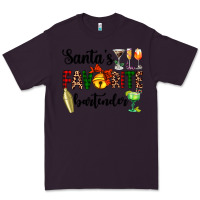 Plum santa's favorite bartender Premium Tee - AdoDesignShop