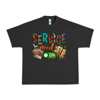 Pigment Black service mode on woman version Urban Heavy Tee - NancyCooperArtShop