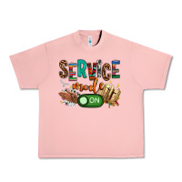 Salmon service mode on woman version Urban Heavy Tee - NancyCooperArtShop