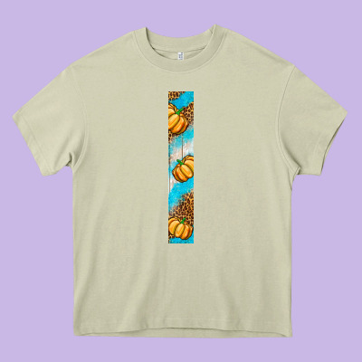 Fall Pumpkin Heavy Core Tee Designed By Bundleandbundleshop