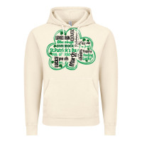 Vintage Artic st patricks day shamrock typography Vintage Hoodie - MaliasSmallBusiness