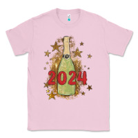 Bubblegum Pink sparkly champagne Classic Tee - MaliasSmallBusiness