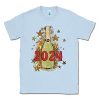 Dusty Blue sparkly champagne Classic Tee - MaliasSmallBusiness