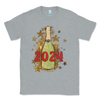 Heather Grey sparkly champagne Classic Tee - MaliasSmallBusiness