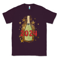 Plum sparkly champagne Classic Tee - MaliasSmallBusiness
