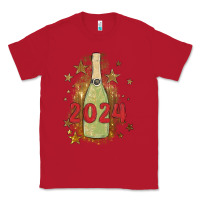Red sparkly champagne Classic Tee - MaliasSmallBusiness