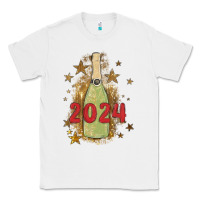 White sparkly champagne Classic Tee - MaliasSmallBusiness