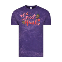 Cloud Purple sweet heart Vintage Tee - MaliasSmallBusiness
