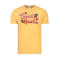 Vintage Mustard sweet heart Vintage Tee - MaliasSmallBusiness