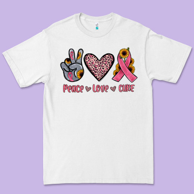 Peace Love Cure Premium Tee Designed By Jahusdesignshop