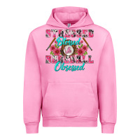 Fuchsia Pink stressed blessed & baseball obsessed Urban Hoodie - BundleAndBundleShop