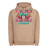Pigment Burro stressed blessed & baseball obsessed Urban Hoodie - BundleAndBundleShop