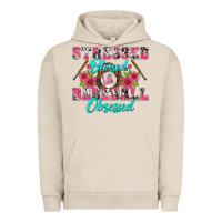 Pigment French Oak stressed blessed & baseball obsessed Urban Hoodie - BundleAndBundleShop