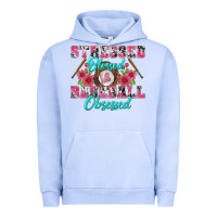 Pigment Grape Ice stressed blessed & baseball obsessed Urban Hoodie - BundleAndBundleShop