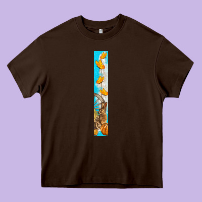 Butterfly Fall Heavy Core Tee Designed By Bundleandbundleshop