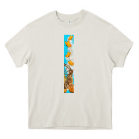 Cream butterfly fall Heavy Core Tee - BundleAndBundleShop