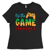 Black Be the game changer Ladies Tee - JahusDesignShop