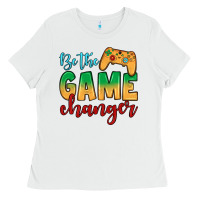White Be the game changer Ladies Tee - JahusDesignShop