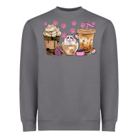 Storm cat coffee cups with paw bbs Heavyweight Sweatshirt - BundleAndBundleShop