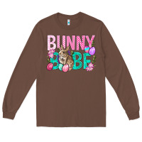 Chestnut Bunny Babe Easter Long Sleeve Tee - BundleAndBundleShop