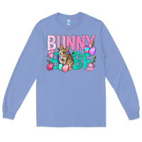 Colony Blue Bunny Babe Easter Long Sleeve Tee - BundleAndBundleShop