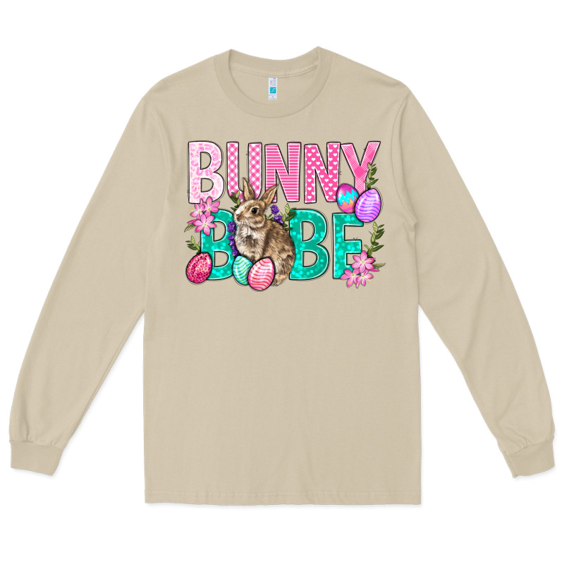 Bunny Babe Easter Long Sleeve Tee by BundleAndBundleShop | Teevron