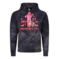 Cloud Black my first valentines day Vintage Hoodie - MaliasSmallBusiness