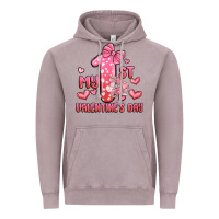 Vintage Zinc my first valentines day Vintage Hoodie - MaliasSmallBusiness