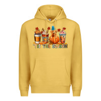 Antique Gold tis the season Premium Hoodie - CowGirlArtShop