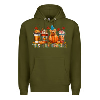Army Green tis the season Premium Hoodie - CowGirlArtShop