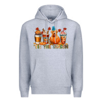 Heather Grey tis the season Premium Hoodie - CowGirlArtShop