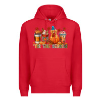 Red tis the season Premium Hoodie - CowGirlArtShop