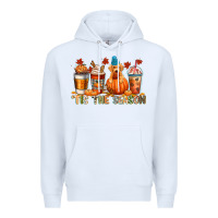 White tis the season Premium Hoodie - CowGirlArtShop
