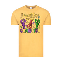 Vintage Mustard i'm just here for the crawfish Vintage Tee - MaliasSmallBusiness