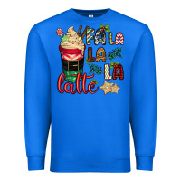 True Royal Fa la la la latte Premium Sweatshirt - CowGirlArtShop