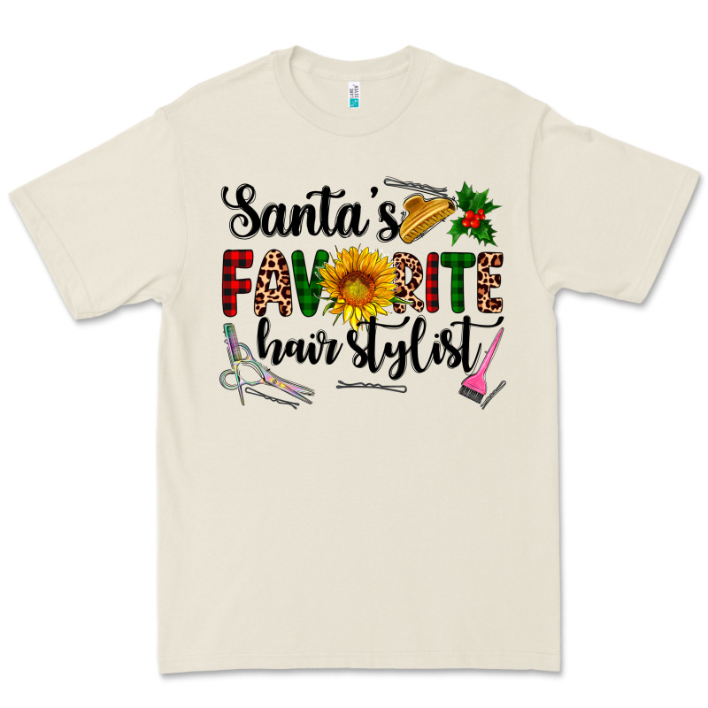 Santa's Favorite  Hair Stylist Premium Tee by AdoDesignShop | Teevron