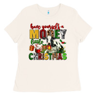 Bone have yourself a mooey little christmas Ladies Tee - AdoDesignShop