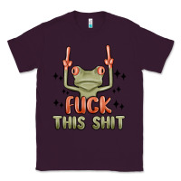 Plum fuck this shit Classic Tee - MaliasSmallBusiness