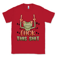 Red fuck this shit Classic Tee - MaliasSmallBusiness