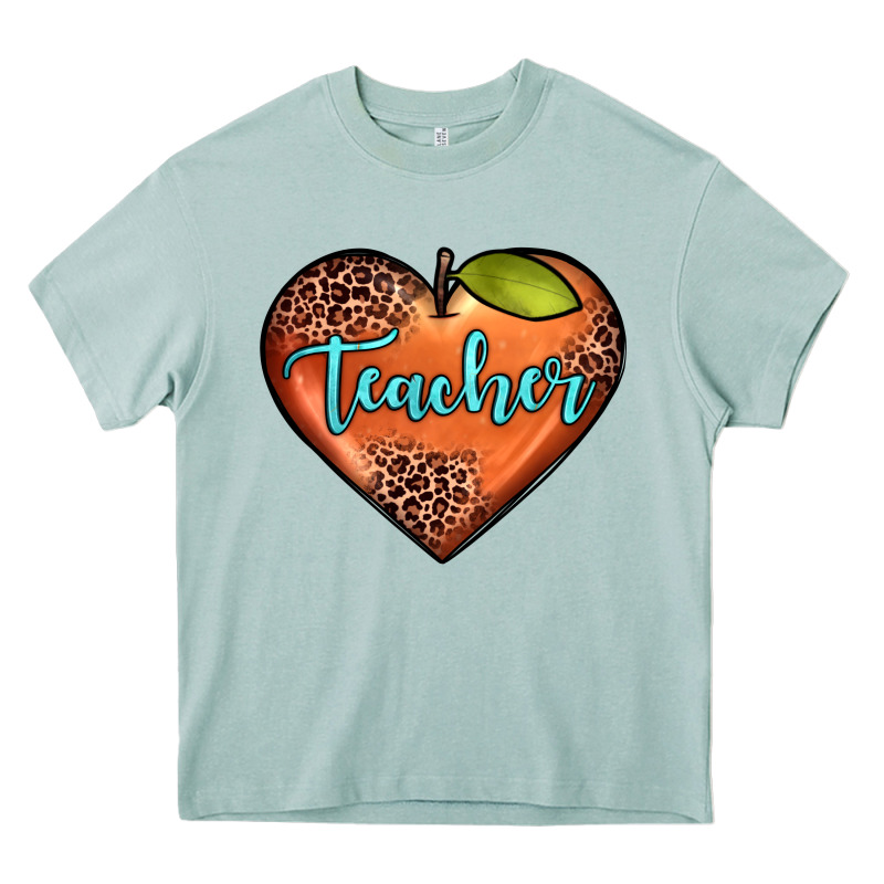 Teacher Heart Heavy Core Tee by JahusDesignShop | Teevron