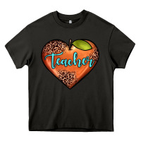 Asphalt teacher heart Heavy Core Tee - JahusDesignShop