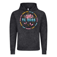 Vintage Black tu eres inspiration Vintage Hoodie - MaliasSmallBusiness