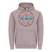 Vintage Zinc tu eres inspiration Vintage Hoodie - MaliasSmallBusiness
