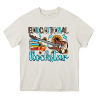 Cream educational rockstar Heavy Core Tee - JahusDesignShop